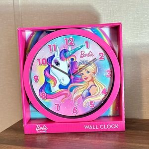 Barbie wall clock